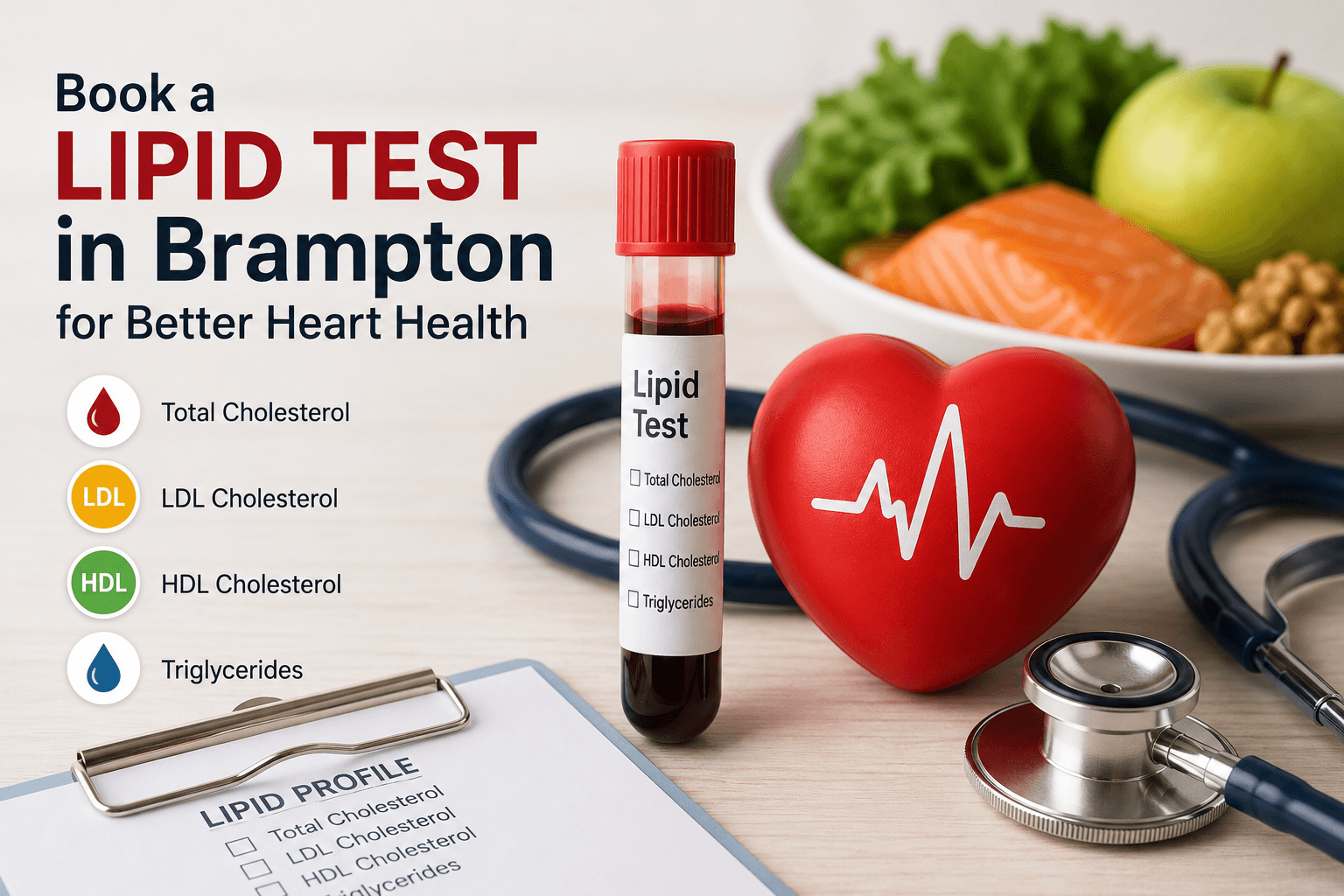 Book a Lipid Test in Brampton for Better Heart Health